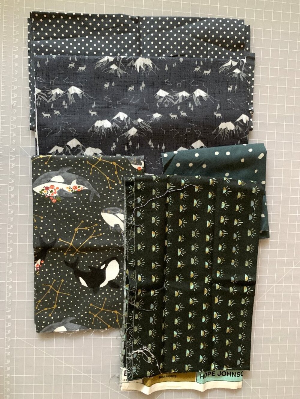 Bundle of Fabric - Generally Gray